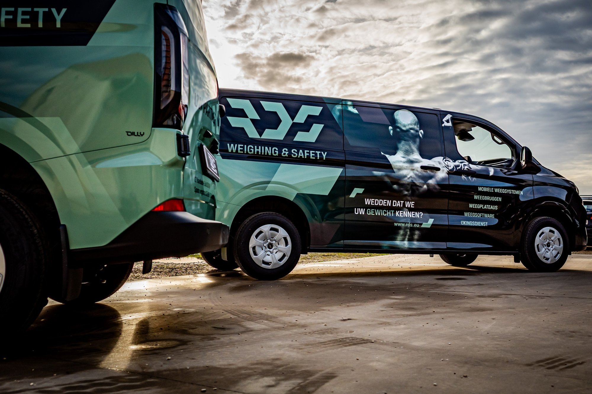 This is a service van of our technicians of RDS Weighing & Safety