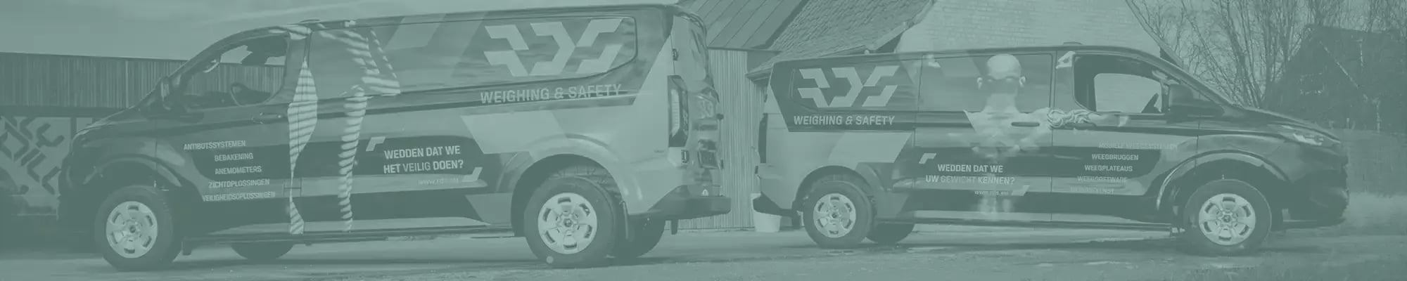 Ceci sont les nouveaux camionettes de RDS Weighing & Safety