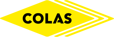 Dit is het logo van Colas, klant bij RDS Weighing & Safety