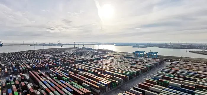 Ceci est une image d'ambiance du secteur portuaire dans lequel RDS Weighing & Safety est actif.