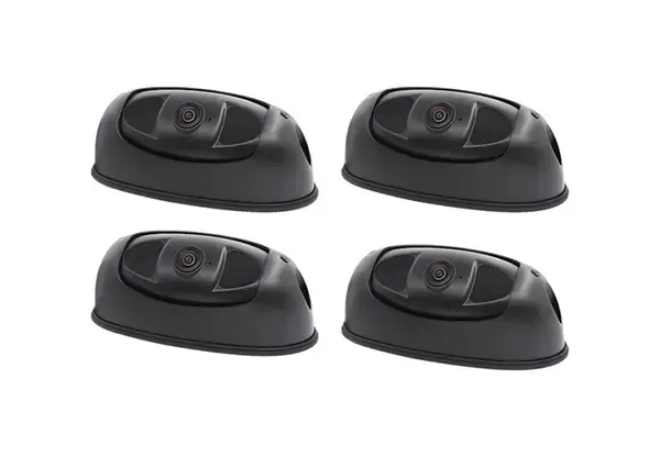 Dit zijn 4 AI camera's van RDS Weighing & Safety die voor een 360° zichtoplossing zorgen aan de hand van AI