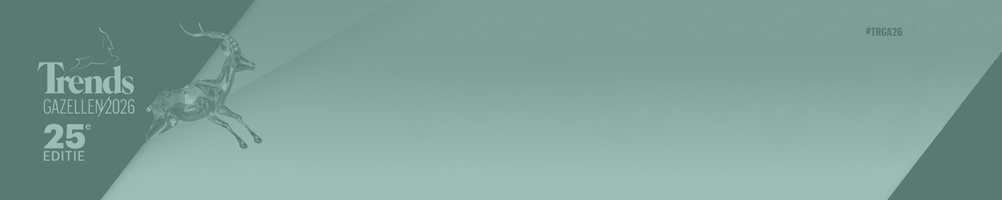 This is a banner that announces that RDS Weighing & Safety has been nominated in 2026 for the second time for a Trends Gazellen prize