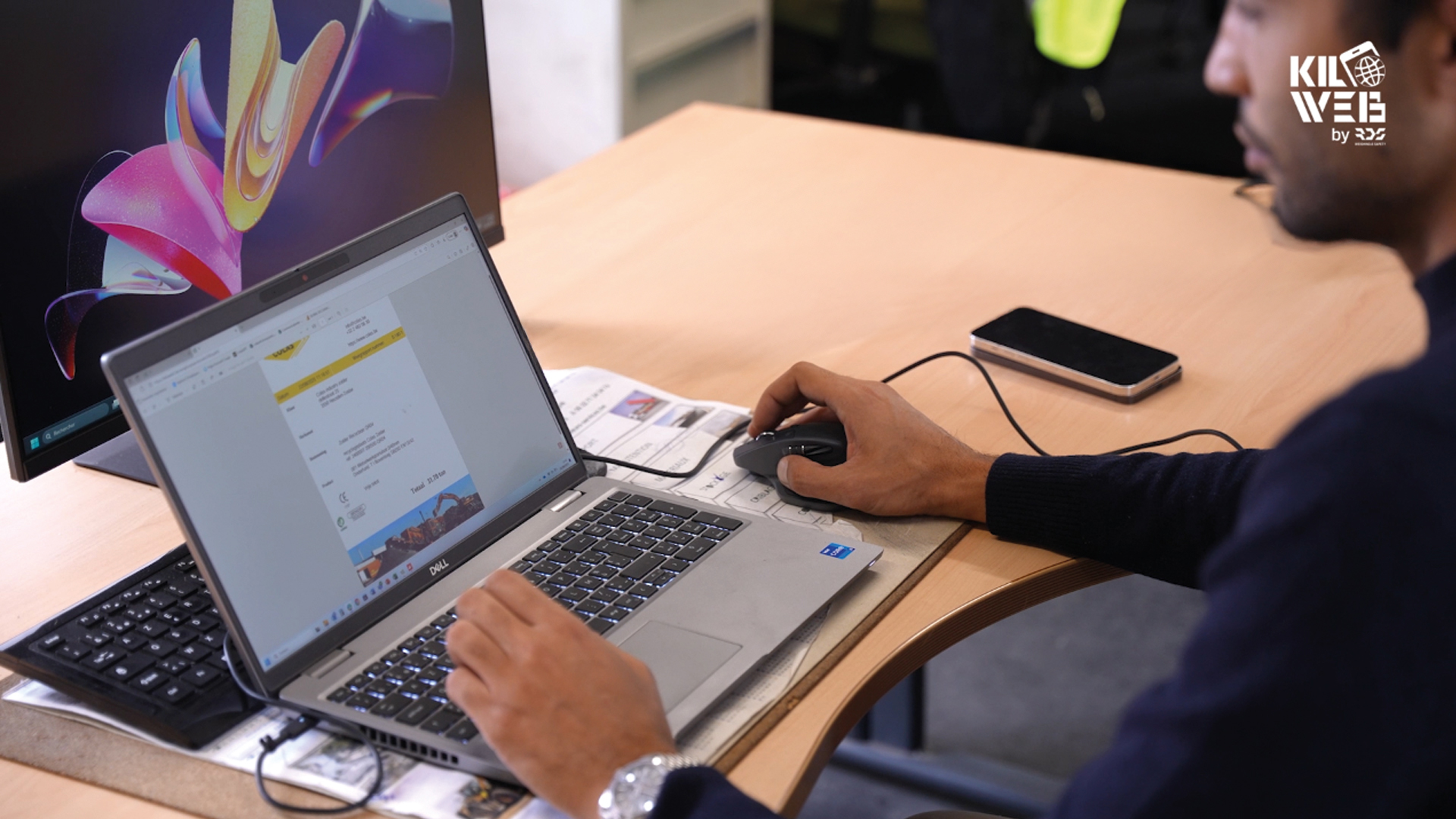 Dit is het bedrijf Colas dat dankzij Kiloweb weegsoftware van RDS Weighing & Safety betere controle over hun administratie en facturatie kreeg