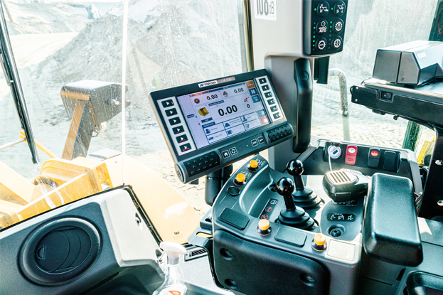 This is a mounted onboard weighing system, Loadmaster Alpha 100, also known as LM-100.