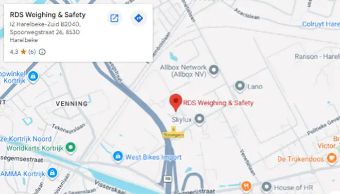 This is a map of RDS Weighing & Safety in Google Maps
