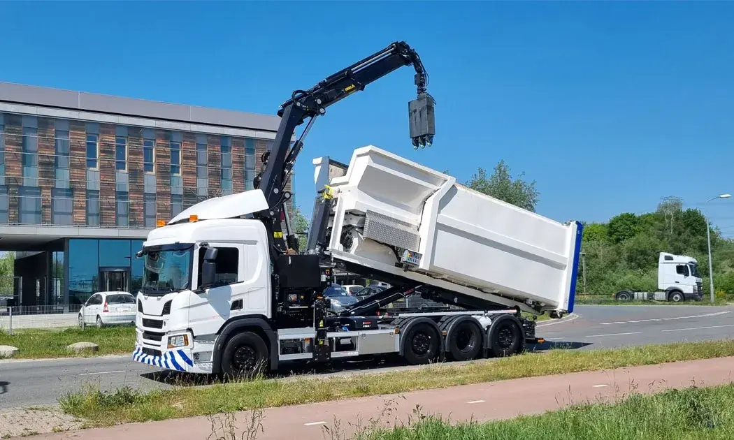 Ceci est un système de pesage par grue monté de RDS Weighing & Safety