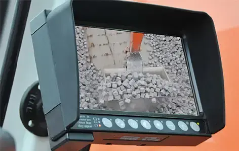 Dit is een foto van de ToolView camera in werking